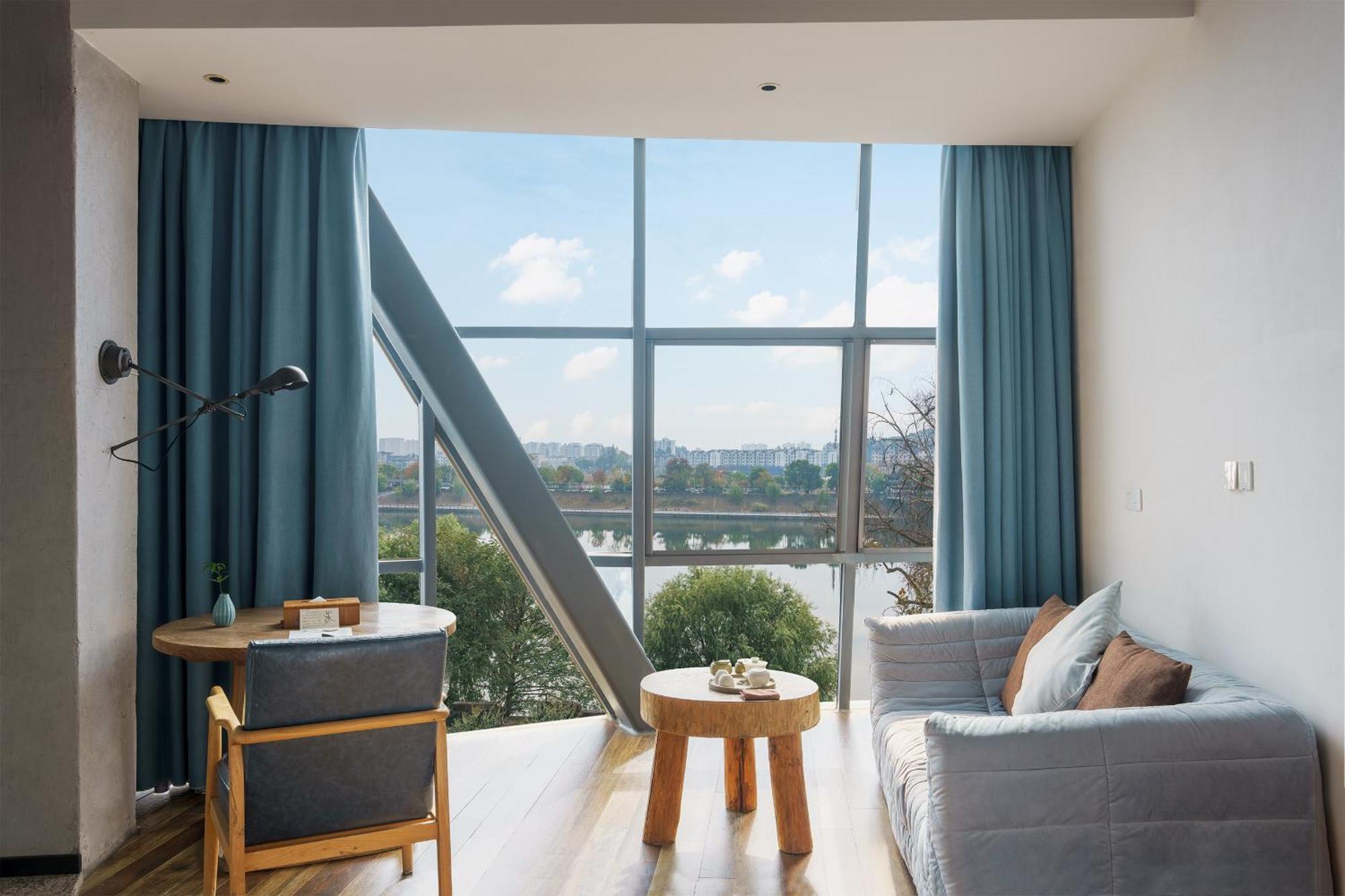 Huangshan Shanshui Boutique Hotel Liyang Scenic Area Bagian luar foto